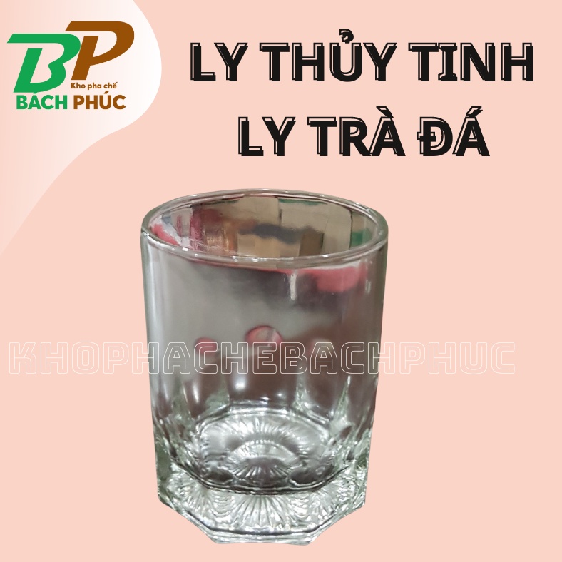 Ly thủy tinh trà đá việt nam - mã tv10 - ly cà phê - kho dụng cụ pha chế bách phúc