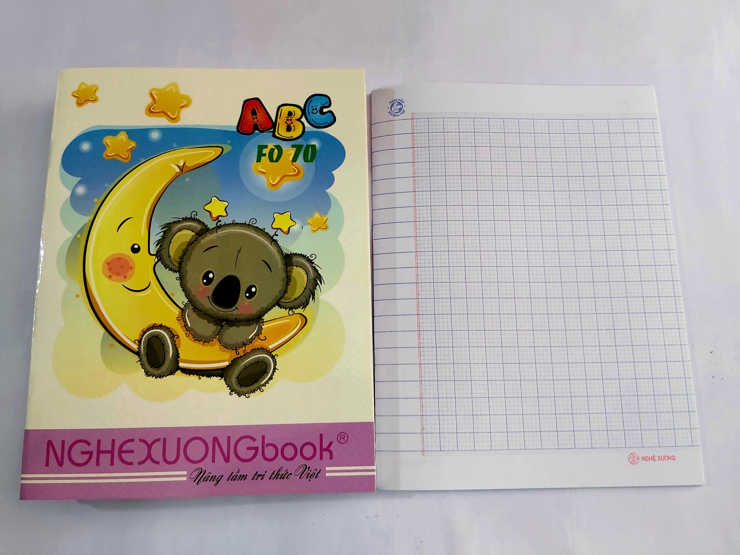 Tập Học Sinh 96 Trang ABC - Nghệ Xương - 4 ô Ly - Định lương giấy 70