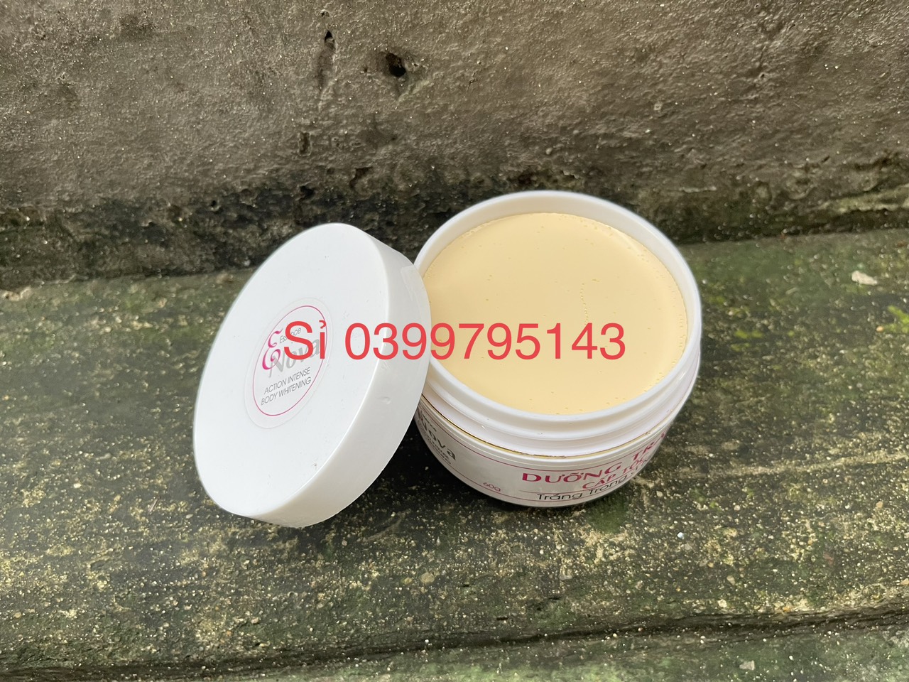 Kem dưỡng trắng cấp tốc enova essence 60g/ hủ