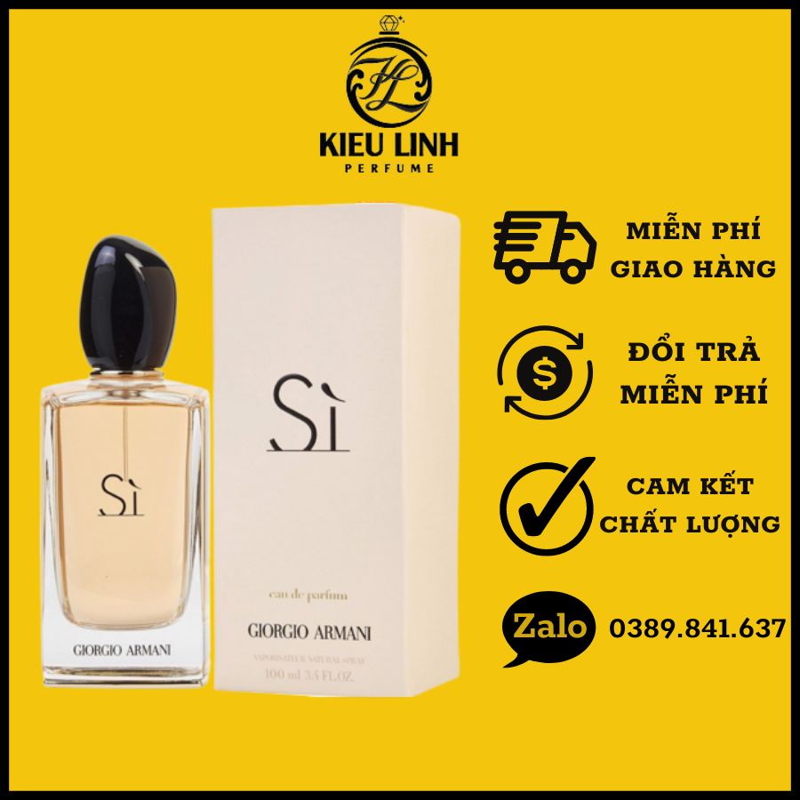 Nước hoa nữ giorgio armani sì đủ màu 100ml hương thơm quyến rũ