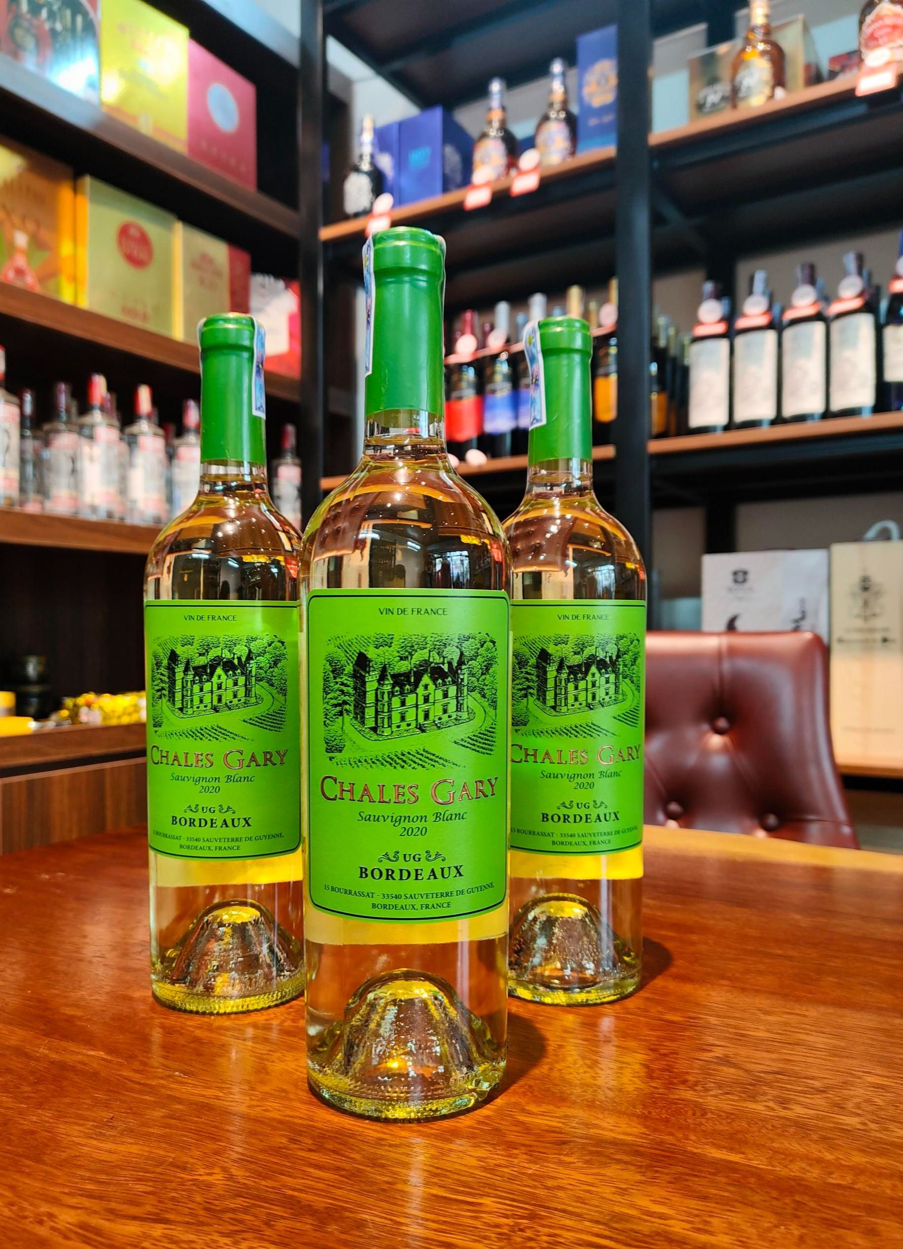 Vang Pháp Chales Gary Sauvignon Blanc
