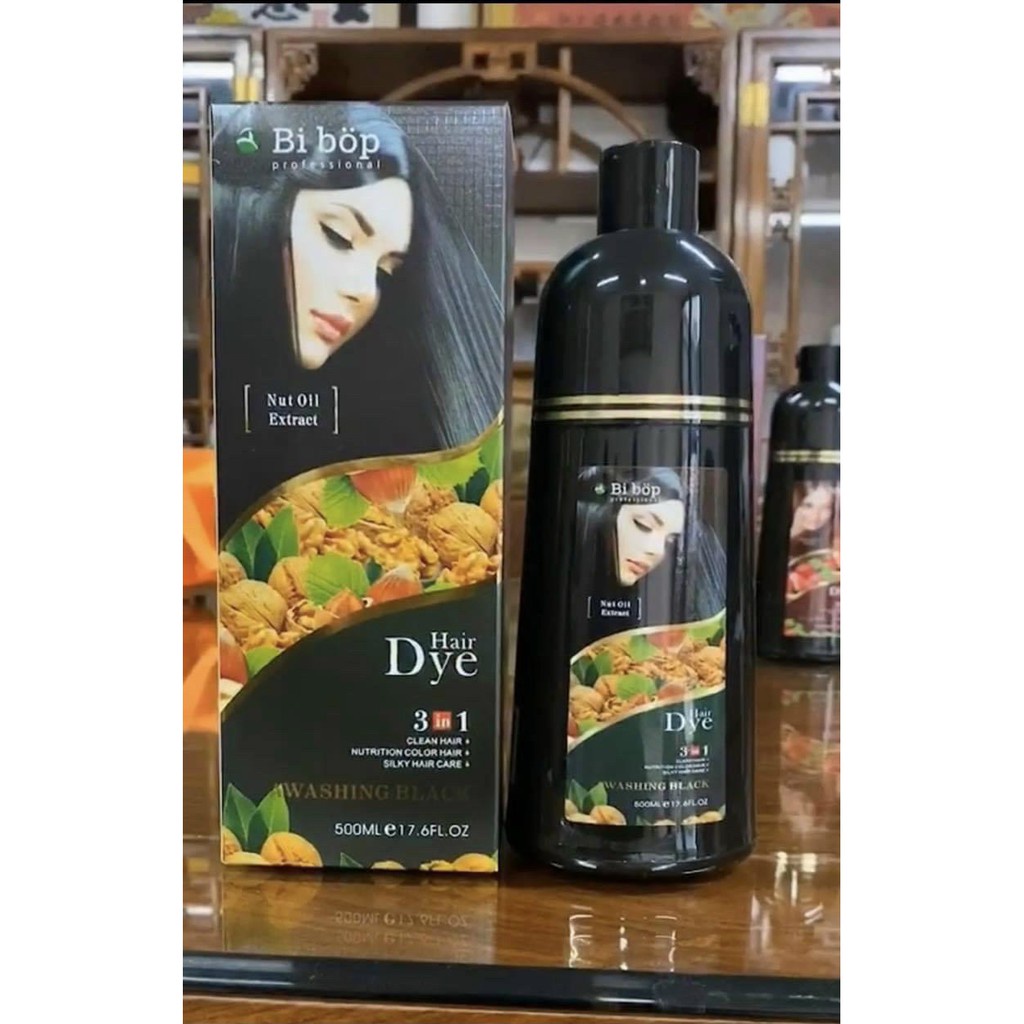 Dầu gội phủ tóc bạc đen - nâu thảo dược bibop nhật bản | thành phần 100% thảo dược |