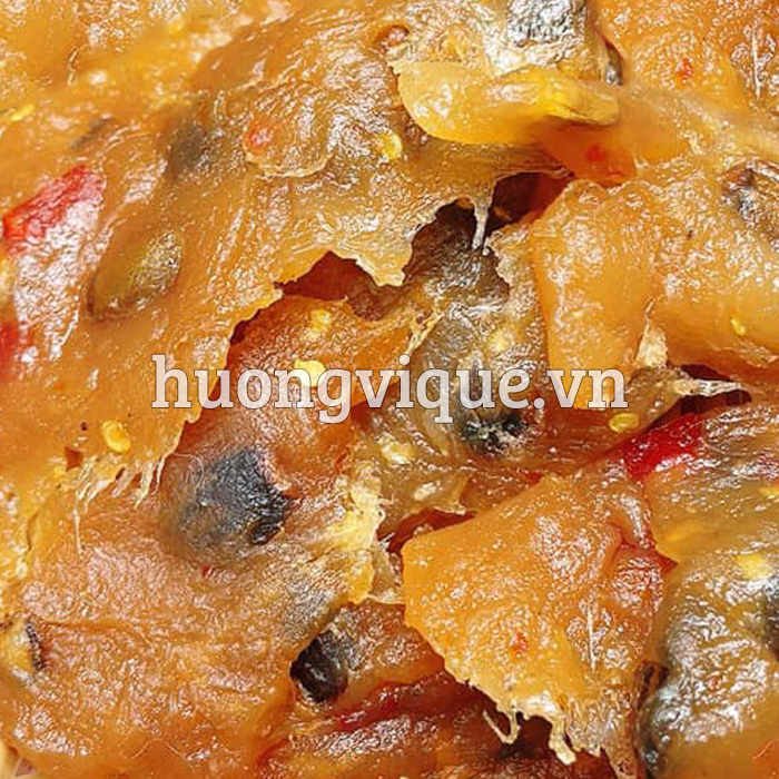 Mứt mãng cầu xiêm muối ớt - hộp 500g - đặc sản bến tre