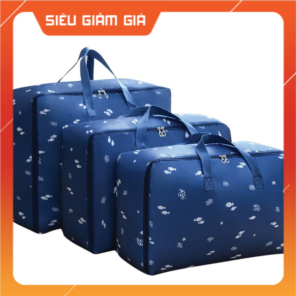 [ HÀNG LOẠI 1 ] Set 3 Túi Vải Oxford đựng Quần áo, Túi Lưu Trữ, Túi đựng Quần áo,tui dung chan man, tui dung quan ao Túi đựng Chăn Màn, 3 Kích Thước Chất Liệu Chắc Chắn