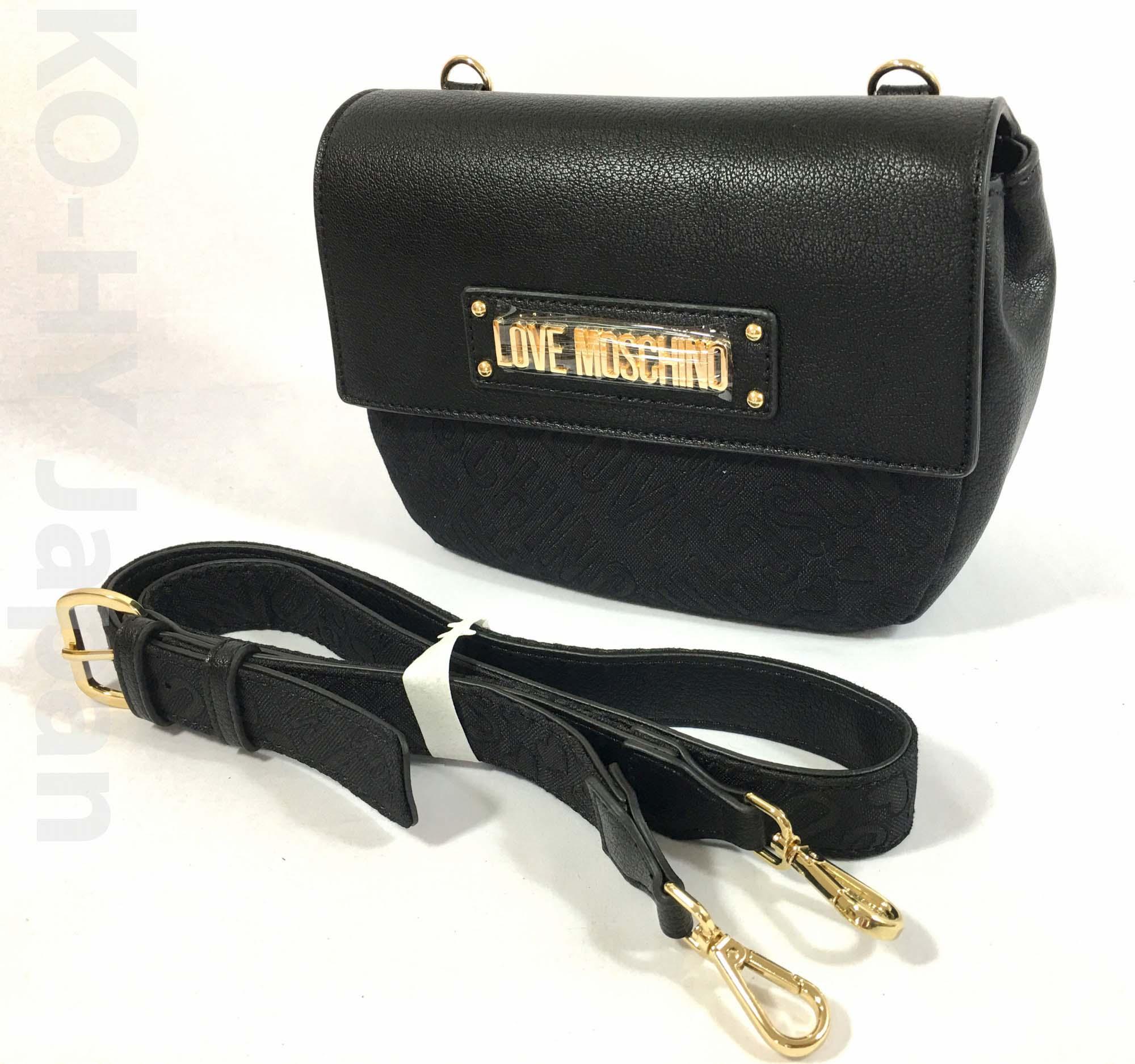 Túi xách tay thời trang dành cho phái đẹp Love Moschino Handbag-black