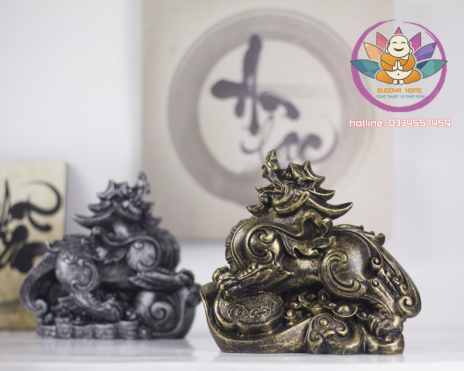 ☘️ cặp tỳ hưu phong thủy tài lộc và may mắn 20cm nặng 3.5 kg.
