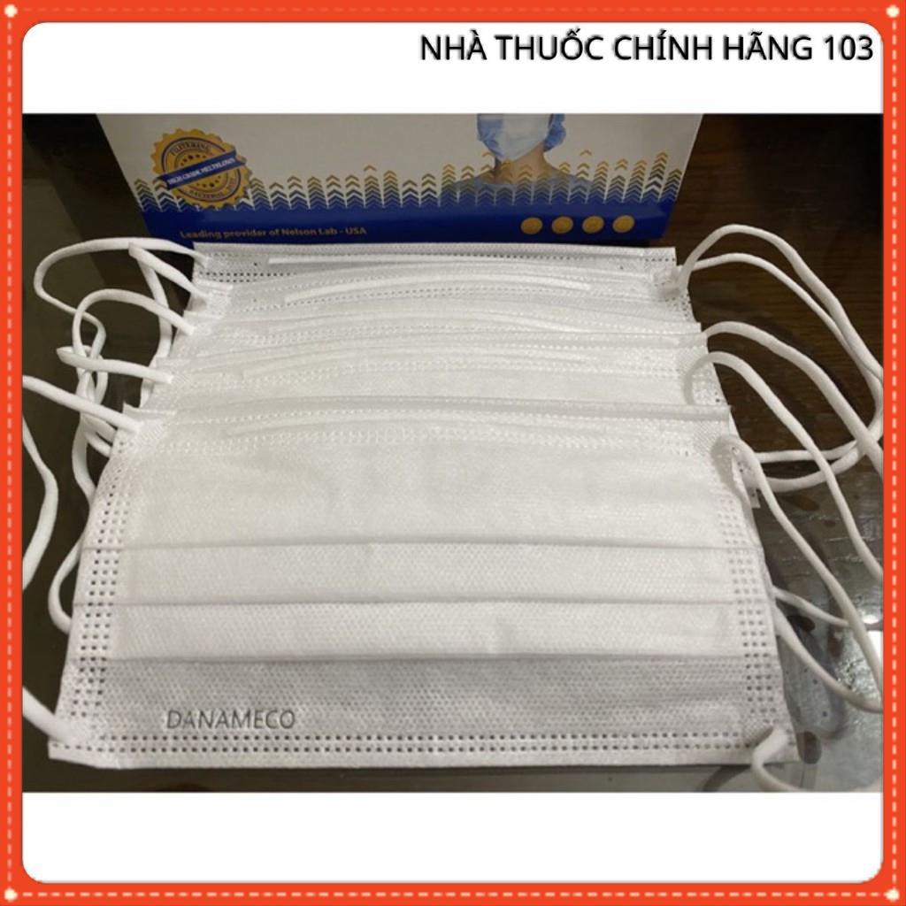 Khẩu trang y tế Danameco lẻ 10 chiếc màu trắng, cam kết sản phẩm đa dạng, chất lượng cao, đảm bảo an toàn về sức khỏe cho người sử dụng