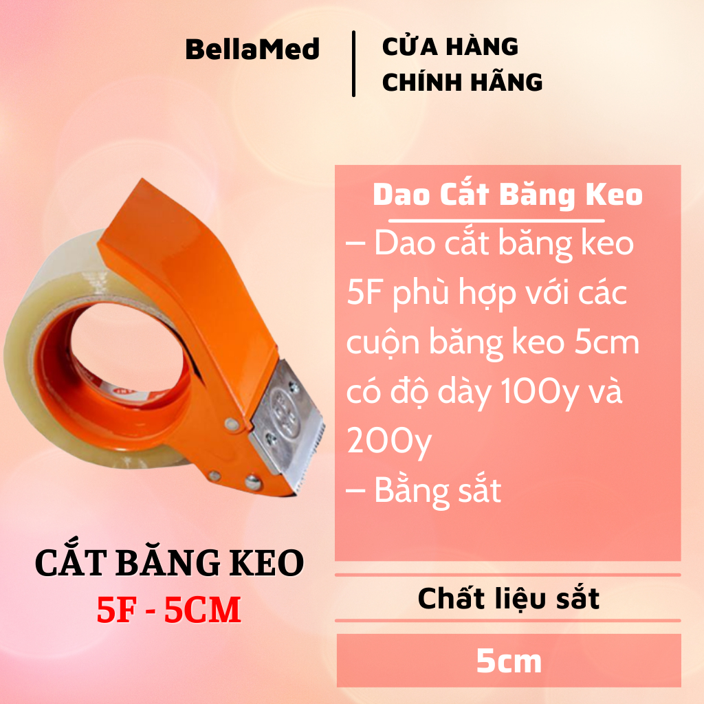 Dụng cụ cắt băng keo , dao cắt băng keo Dân Hoa 5cm bằng sắt