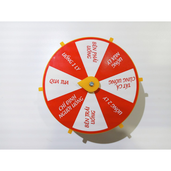 Vòng Quay Ăn Nhậu Trò Chơi Uống Ruou, Uống Bia Mini Bỏ Túi