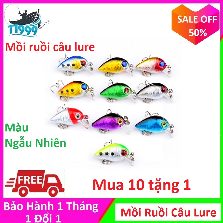 Mồi ruồi câu lure . mồi câu lure chuyên câu các loại cá lóc cá chuối cá sộp cá rô phi cá mương cá tra câu sông mồi câu lure