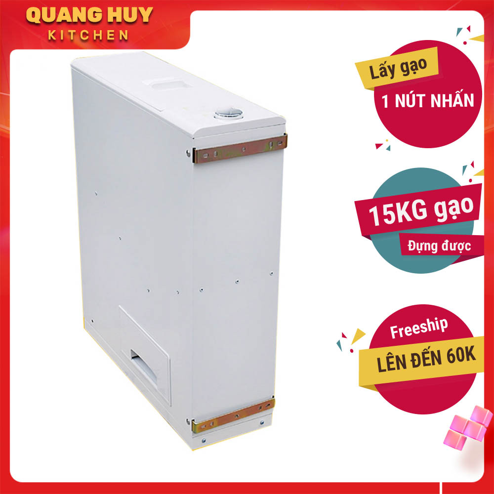 Thùng gạo gắn cánh tủ bếp thương hiệu Grob chính hãng