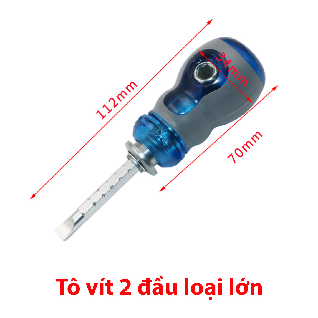 Tô vít 2 đầu loại lớn / tô vít 2 cạnh và tô vít 4 cạnh