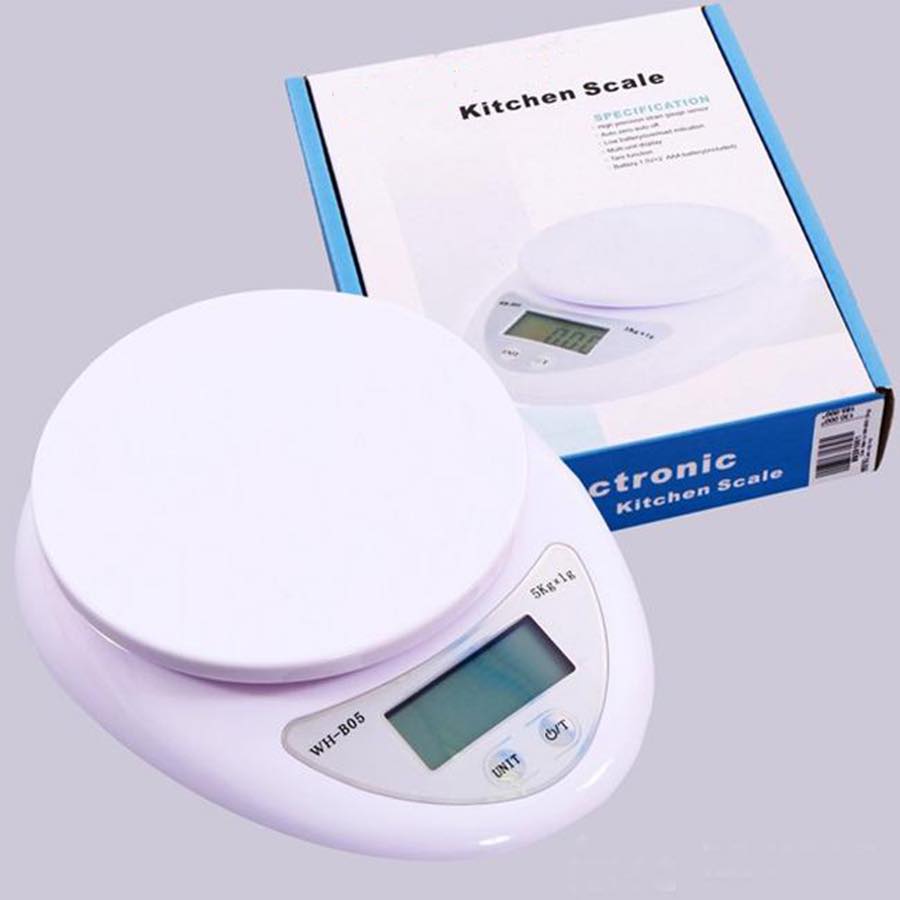 Cân điện tử thực phẩm cho nhà bếp 5kg - cân tiểu ly điện tử kèm pin siêu tiện lợi,cân mini, cân nhà bếp, cân thực phẩm, cân điện tử mini