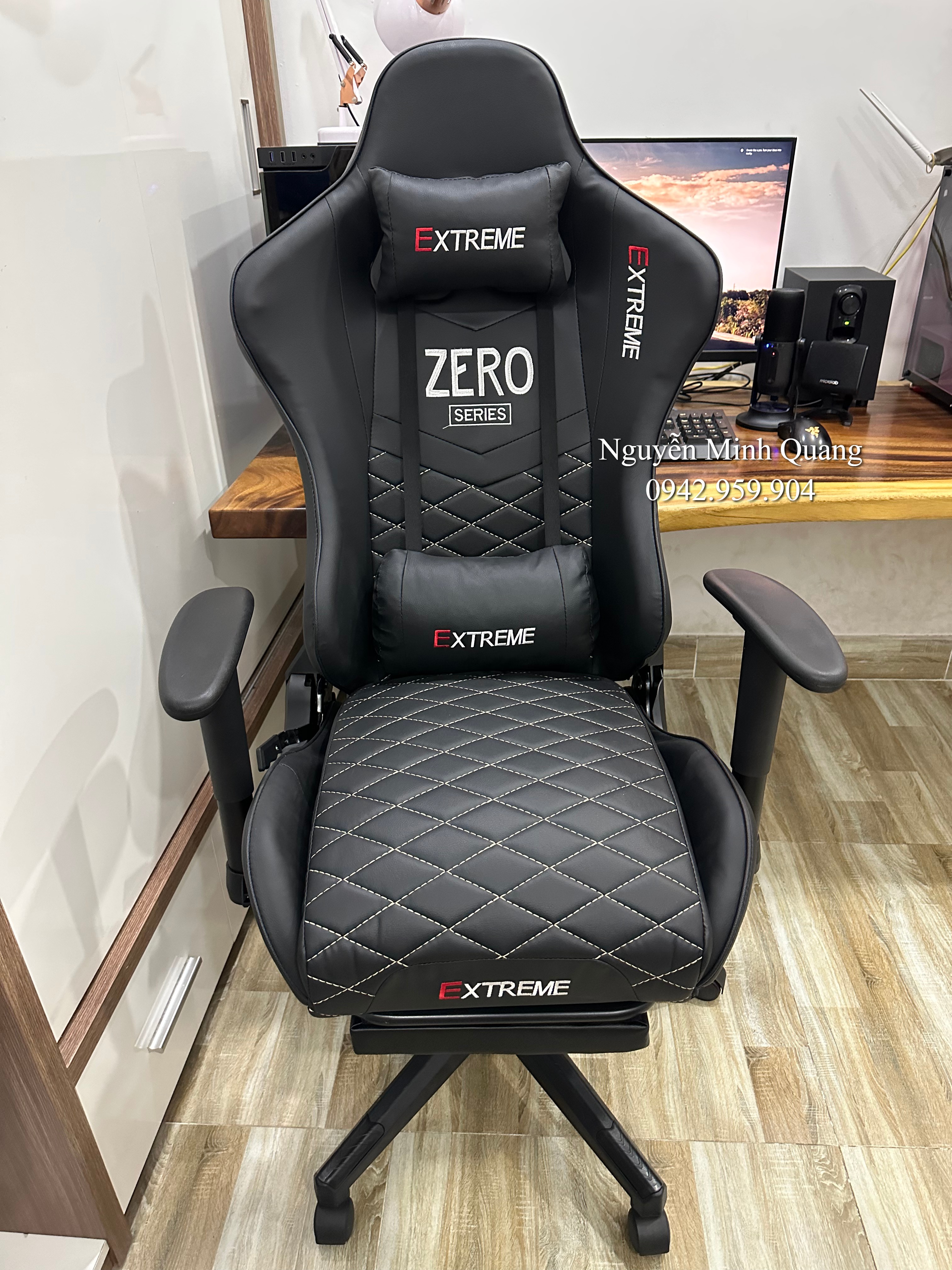 Ghế gaming zero extreme v1+ tay nâng 3d, zero s+