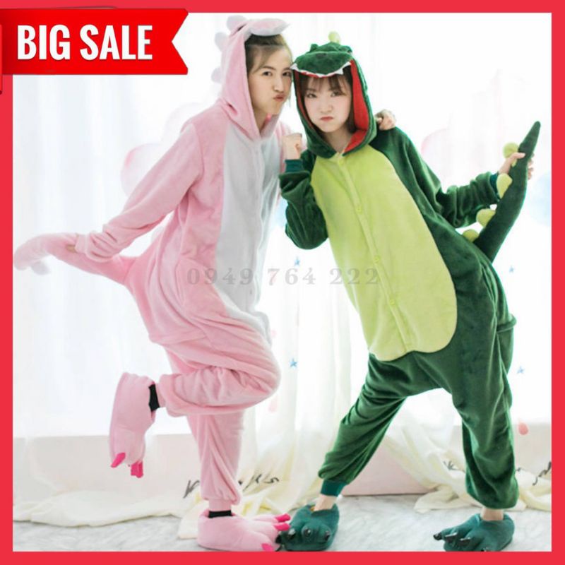 Bộ quần áo khủng long đủ màu, đủ size.