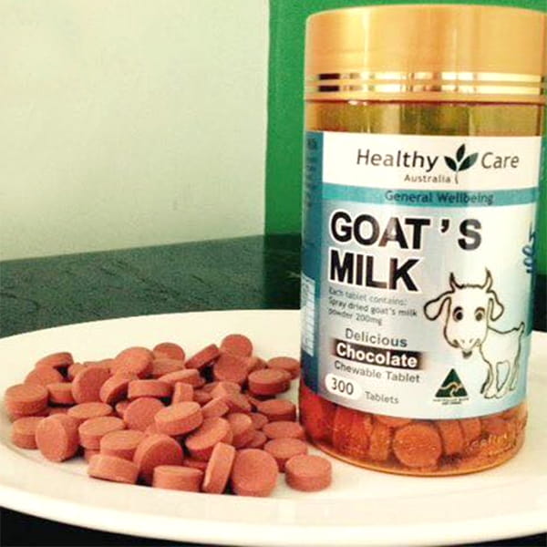 Kẹo sữa dê viên Healthy Care 300 viên.