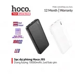 Pin sạc dự phòng Hoco J95 dung lượng 10000mAh bền nhẹ nhỏ gọn,có đèn LED báo sạc