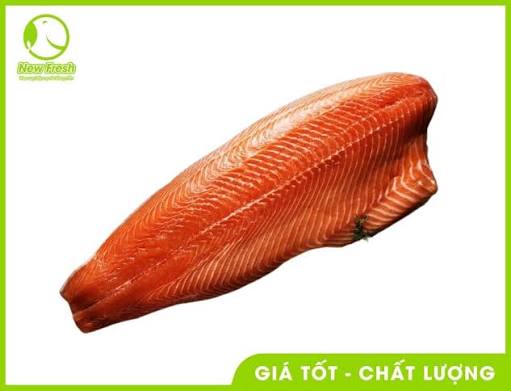 [HỎA TỐC HCM] Cá Hồi Chile Xông Khói Nguyên Miếng - Khay 1Kg