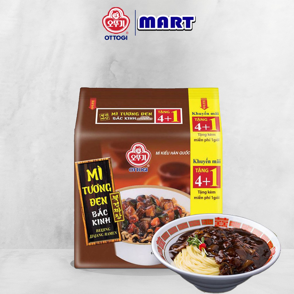 [FREESHIP️] - Mì Tương Đen Bắc Kinh Ottogi (5 Gói)