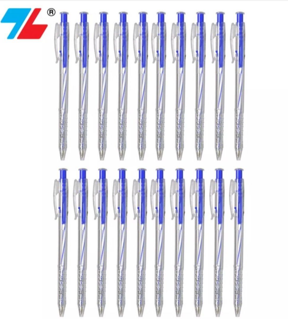 Hộp 20 cây bút bi thiên long tl-027 nét 0.5mm viết trơn, êm, mực ra đều và liên tục - học sinh - văn phòng