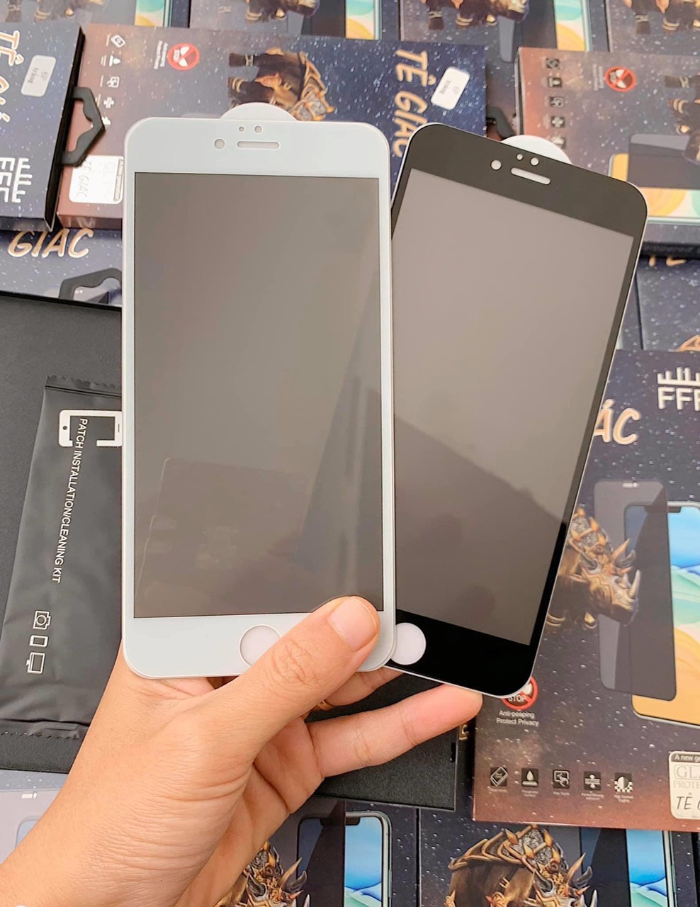 [Chống Nhìn Trộm] Kính Cường Lực Tê Giác 7plus/8/8plus/x/xr/xs/11/12/13/14/pro/max/plus/promax