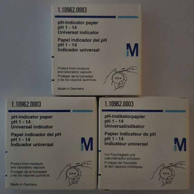 Giấy đo ph 1-14, code 110962, merck-đức