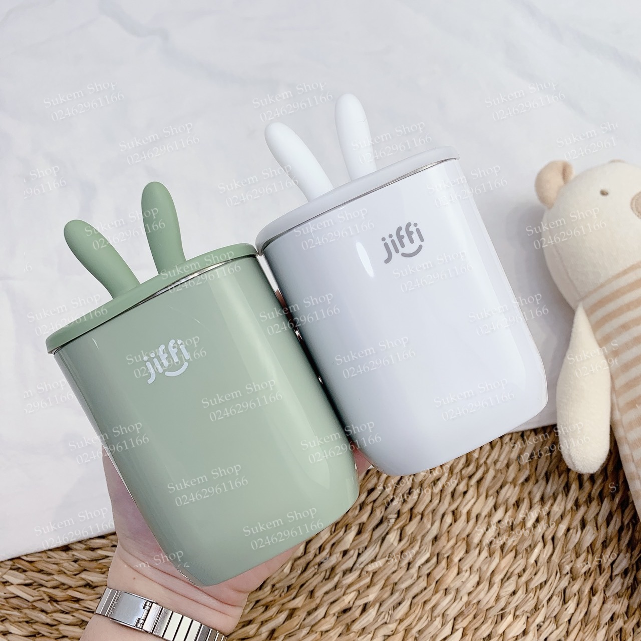 Máy hâm sữa mini jiffi hâm sữa siêu tốc - sukem shop