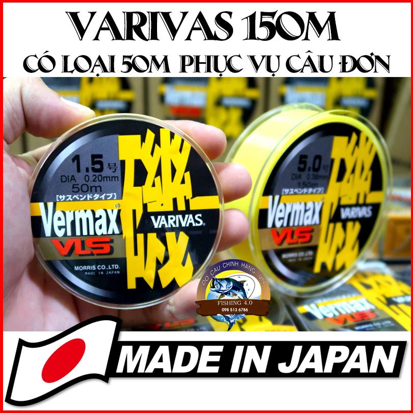 Cước Câu Cá Varivas vàng 150m made in Japan