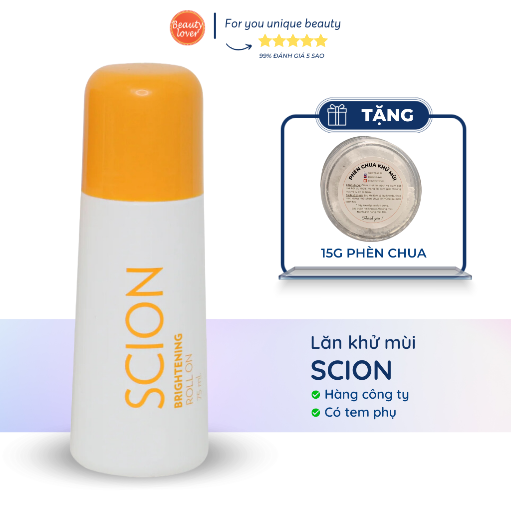 Lăn khử mùi Scion Mỹ chính hãng 75ml – Beauty Lover lăn nách Scion lăn Nuskin chính hãng
