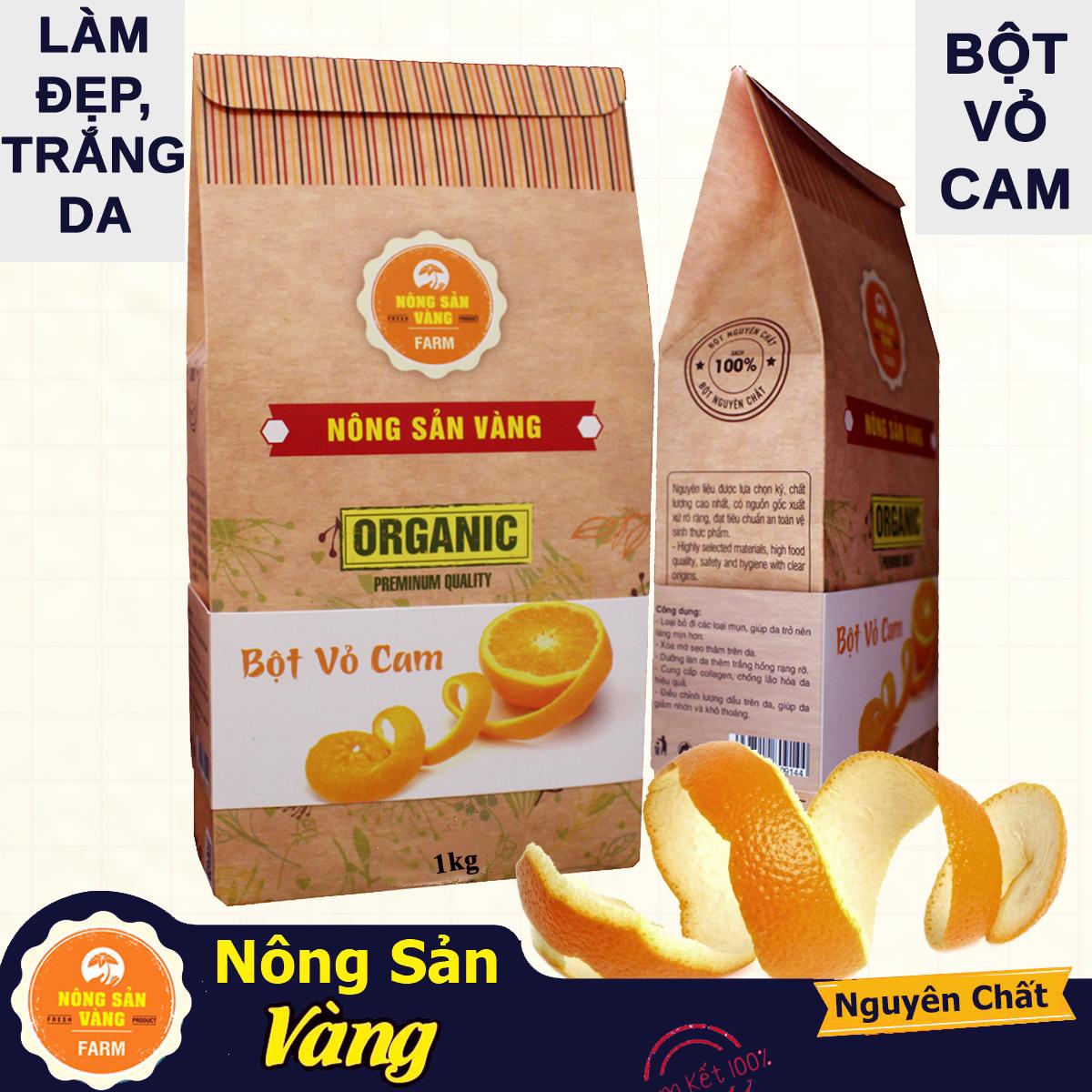 Bột Vỏ Cam Chăm sóc da mặt làm sạch da dưỡng da 1Kg - Nông Sản Vàng