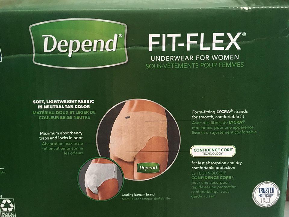 Mua 2 tặng 1 tã quần người lớn depend fit-flex underwear for women usa s/m21 buy 2 get 1
