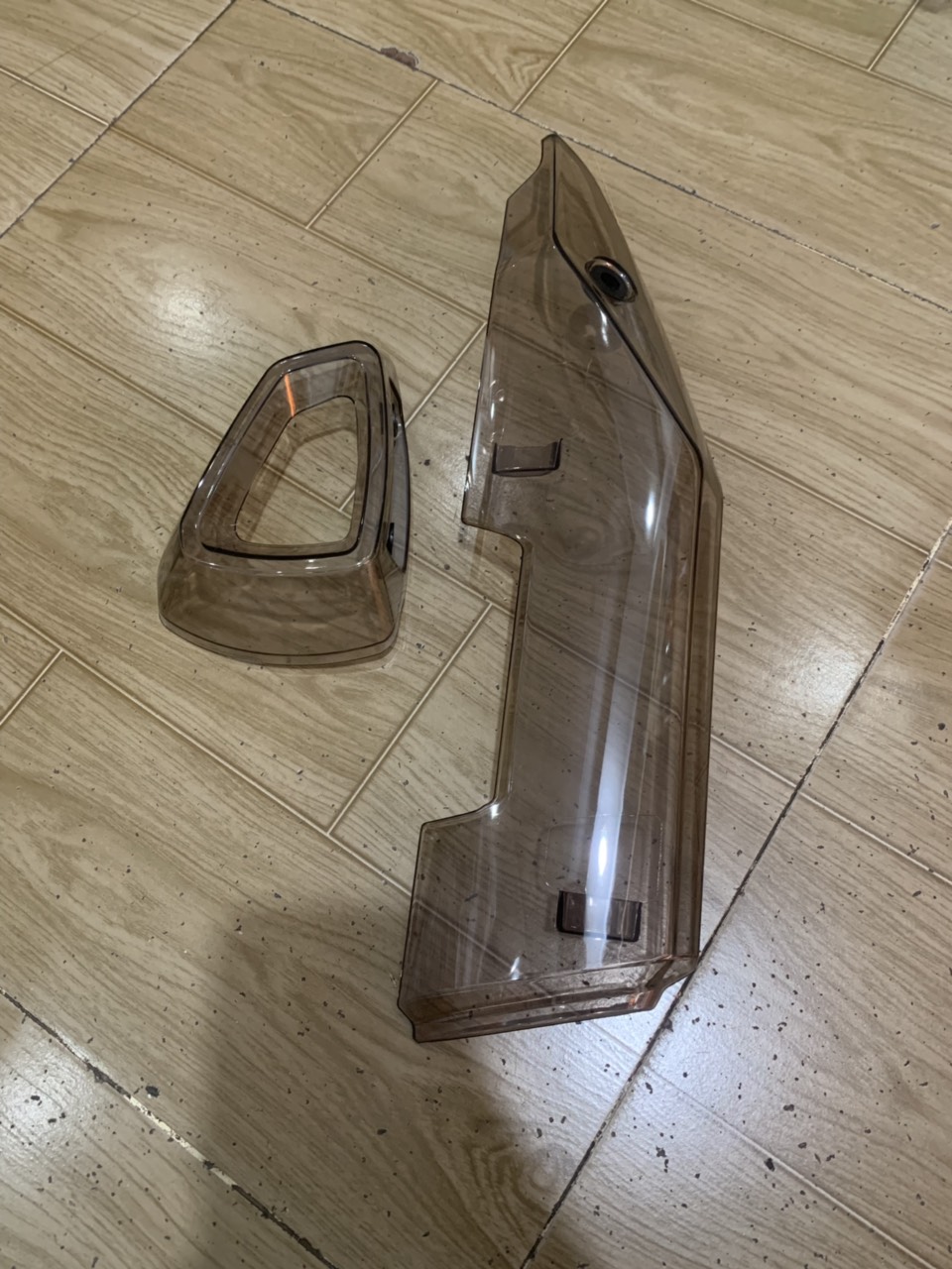 Ốp pô và chụp đích pô xw winer x trong suốt màu khói