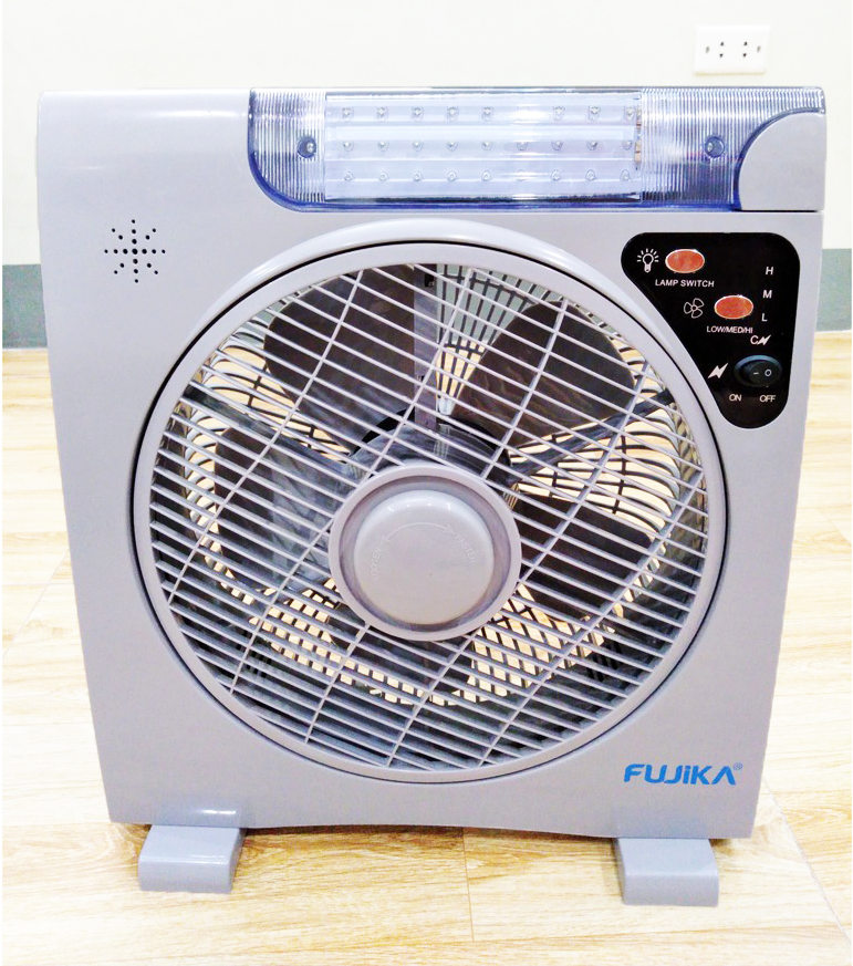 Quạt sạc tích điện loại lớn quạt hộp AC&DC FUJIKA FJ-QH125 VÀ PANASONIC BẢO HÀNH 12 THÁNG,Sử dụng 8 tiếng 1 lần sạc , Quạt tích điện tích hợp đèn chiếu sáng , Quạt mini sạc điện