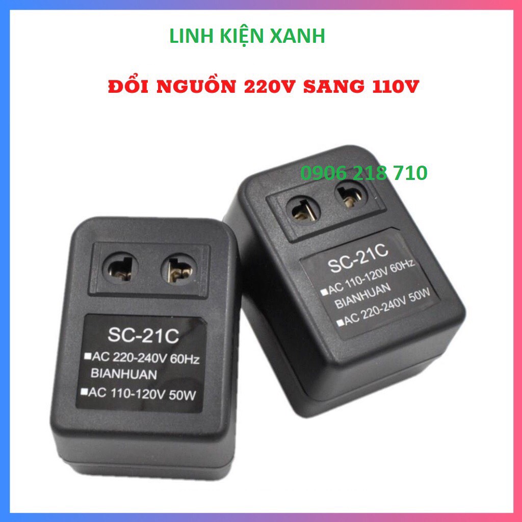 Bộ chuyển đổi nguồn điện từ 220v sang 110v
