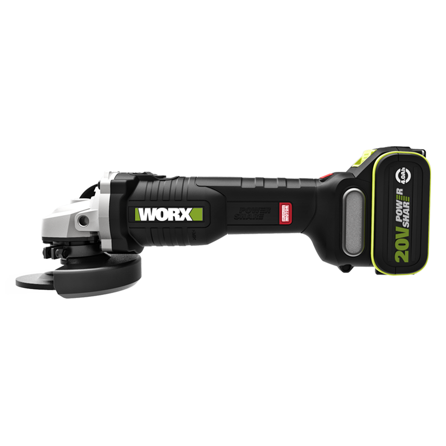 Máy mài góc dùng pin li-ion 20v 100mm wu808.9 - worx green