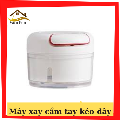 Máy xay mini cầm tay kéo dây đa năng , máy xay tỏi ớt mini food chopper thế hệ mới