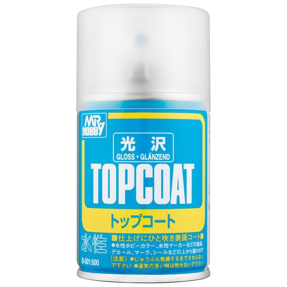 "phụ kiện mô hình bình xịt sơn phủ bảo vệ gundam mrhobby topcoat gloss"