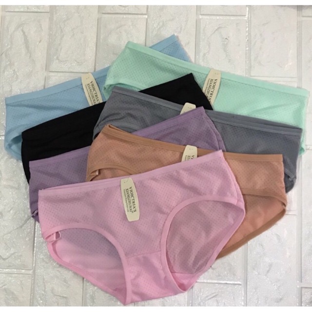 Combo 10 quần lót cotton thông hơi