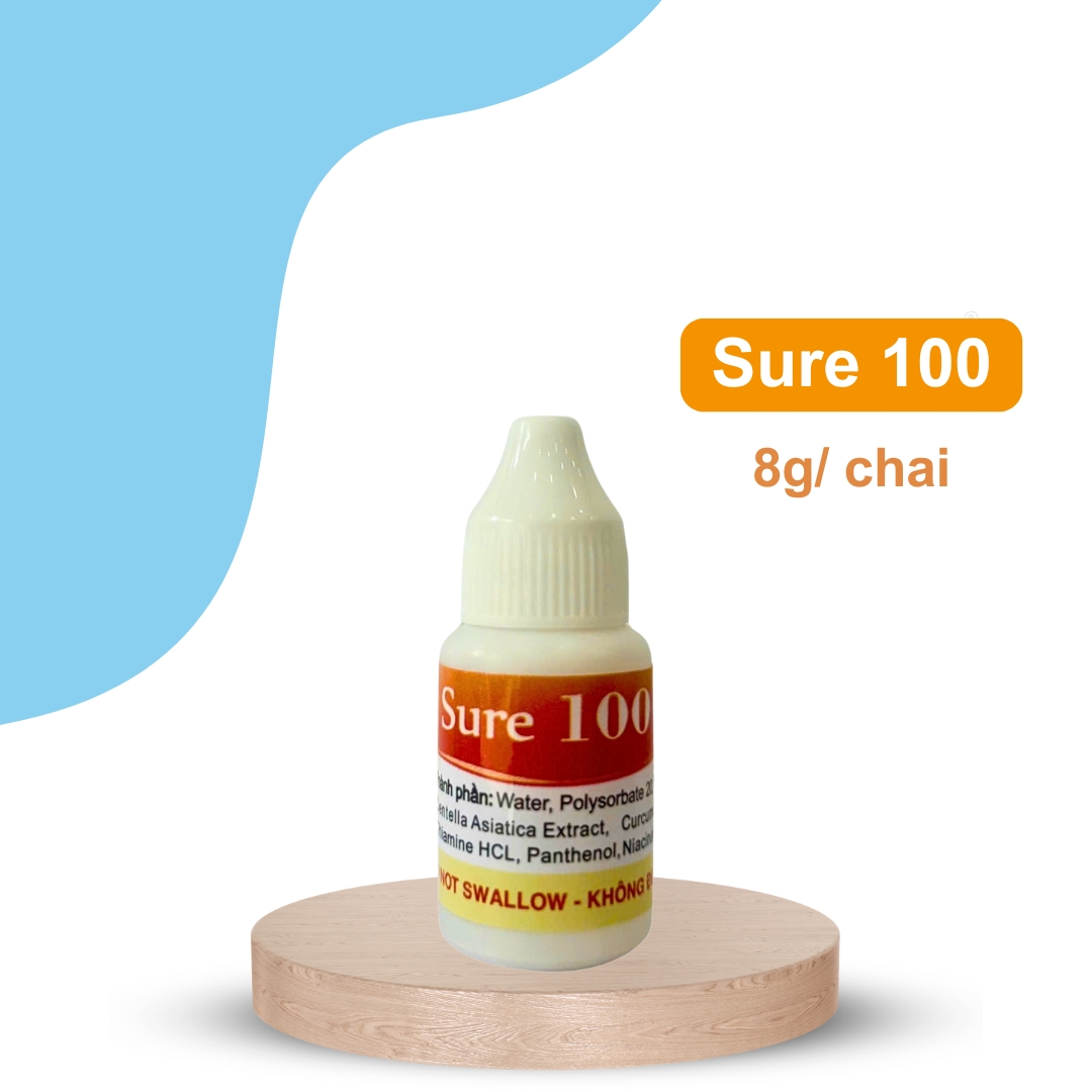 Sure 100 8g bottle-anti-acne, anti-dark, moisturizing skin - 2