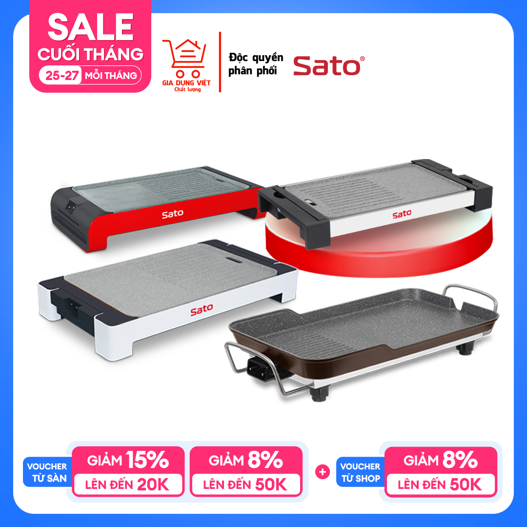 Seri bếp nướng cap cấp Sato