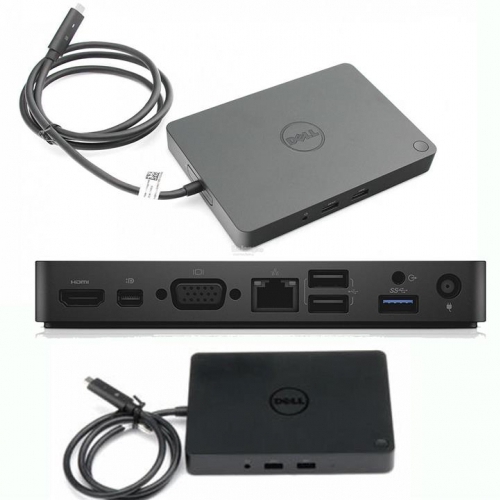 Dell WD15 Monitor Dock 4K - Bộ chuyển đổi Dell WD15 chuyển đổi USB Type C cho Dell XPS, Latitude, Precision, Ma.c.book, Samsung