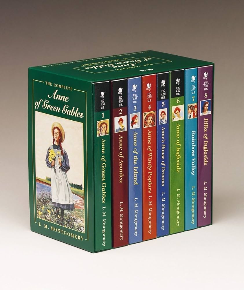[Bản Nhập Khẩu] Anne Of Green Gables Boxset (Anne Tóc Đỏ dưới Chái nhà Xanh) - 8 Books