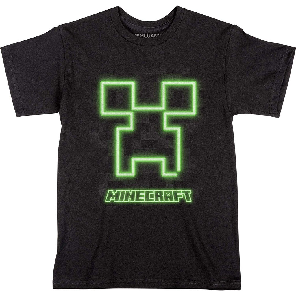 Áo thun in hoạ tiết Minecraft trẻ trung cá tính cho nam giới
