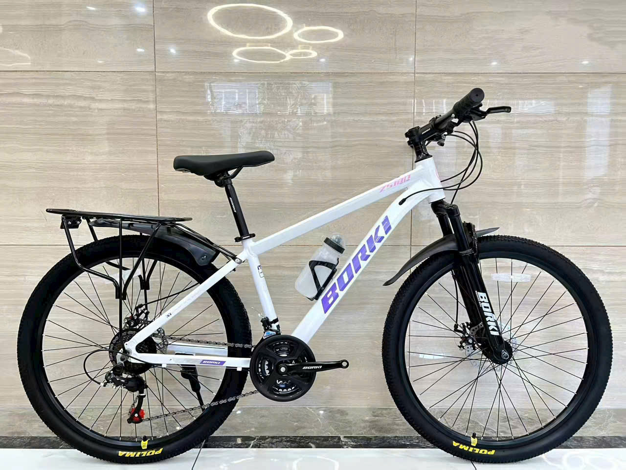 Xe đạp thể thao nữ khung nhôm có đề Borki size 24-26- HÀNG NHẬP KHẨU CHÍNH HÃNG