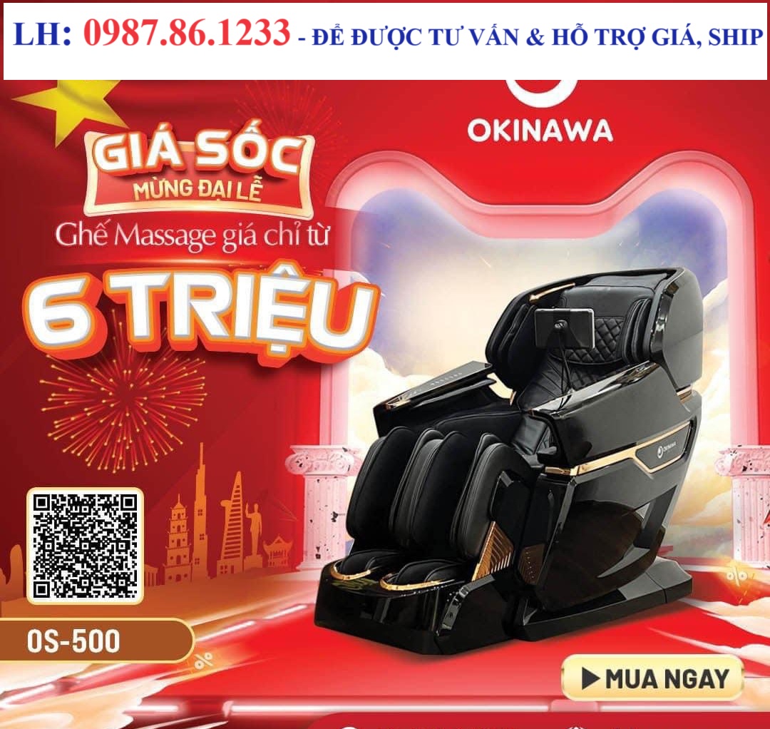 Ghế massage cao cấp toàn thân nhật bản okinawa os500 vvv