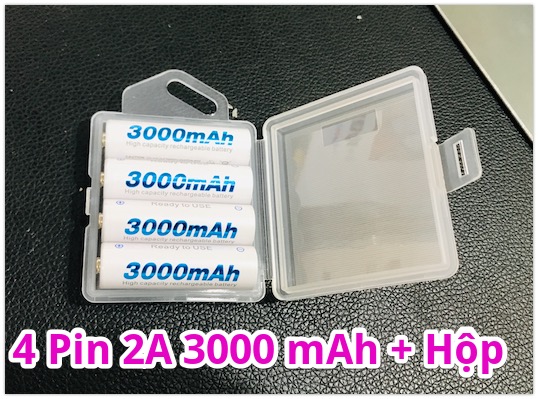 [BESTON ] Vỉ 4 Viên Pin  AA 3000 mAh Dùng Cho Điều Khiển ,Micro Không Dây Đồng Hồ, Đồ Chơi