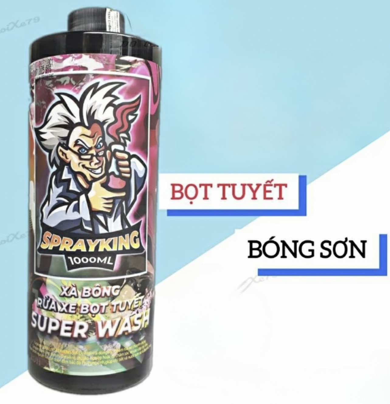 Xà bông rửa xe bọt tuyết sprayking super wash 1lít