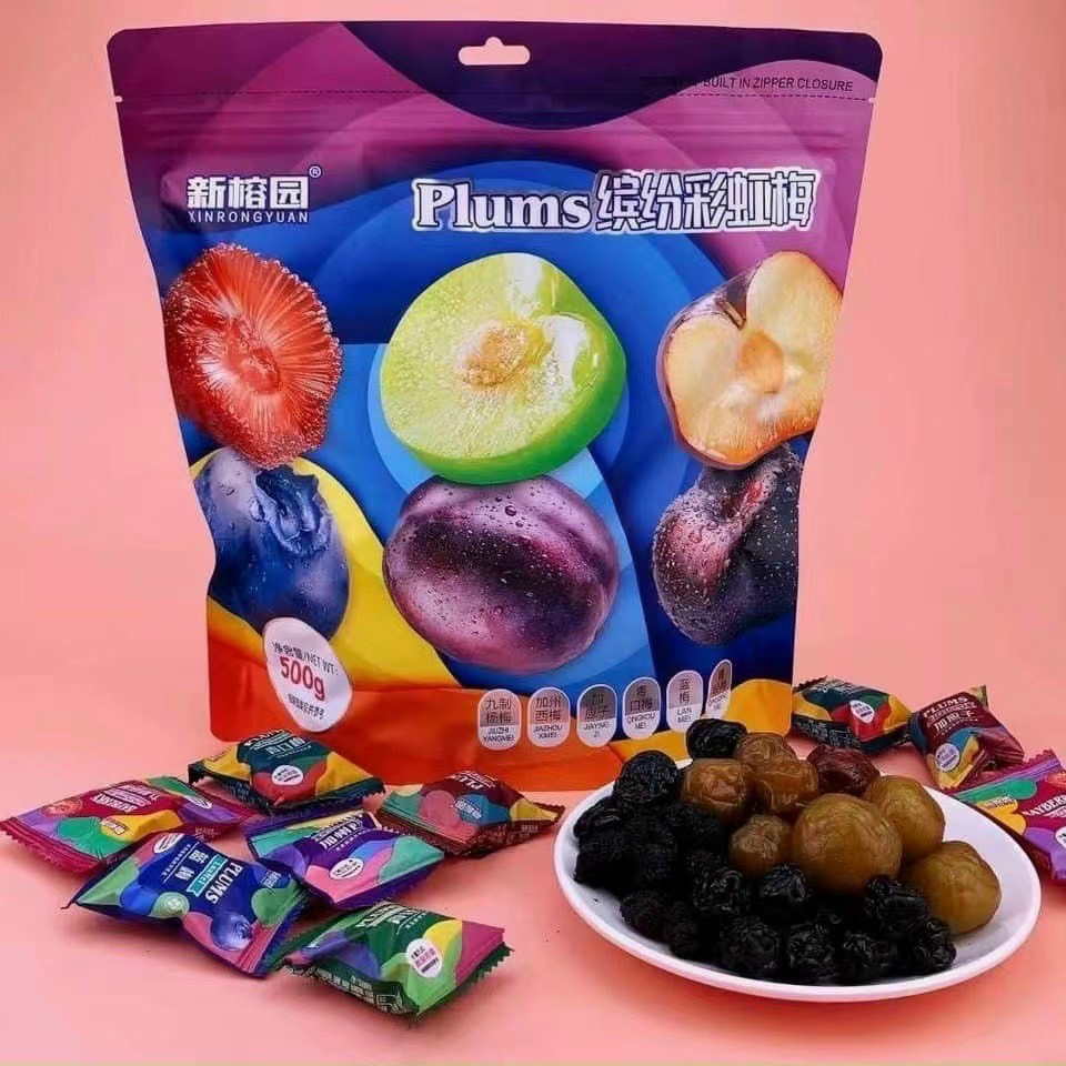 Ô mai mix vị plums gói 500g