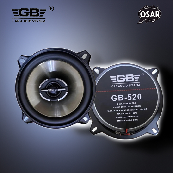 Loa Cánh ô Tô GB 520 180W , Hai đường tiếng