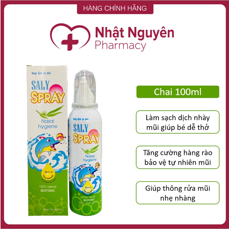 Xịt mũi nước muối biển VNP Spray Khuynh Diệp cho bé